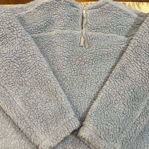 Cozy Blue Sherpa Pullover